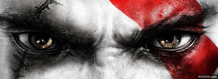 Photo Kratos God Of War 3 Facebook Cover for Free