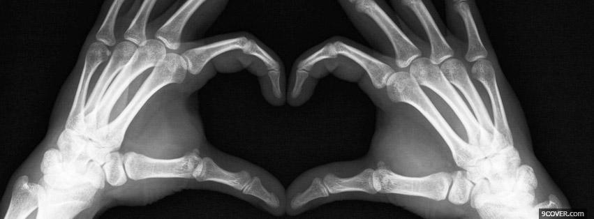 Photo X-Ray Love Facebook Cover for Free