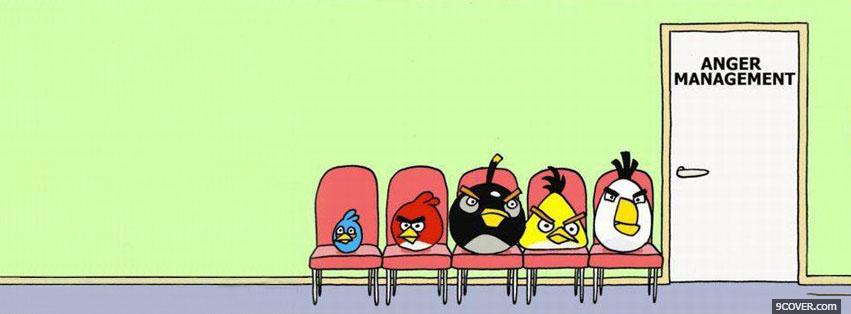 Photo Angry Birds Facebook Cover for Free