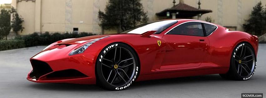 Photo Ferrari GTO Facebook Cover for Free