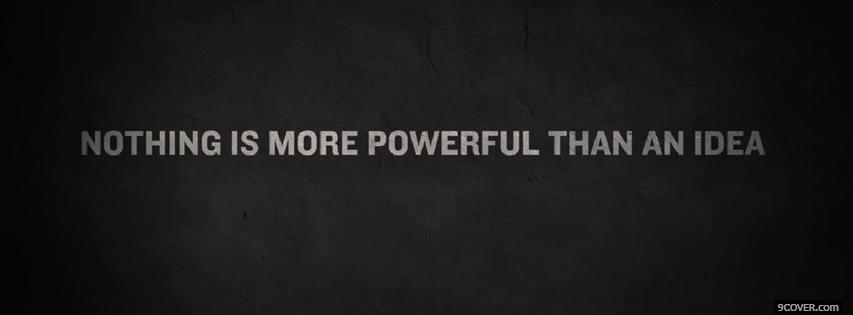 Photo Powerful Idea Facebook Cover for Free