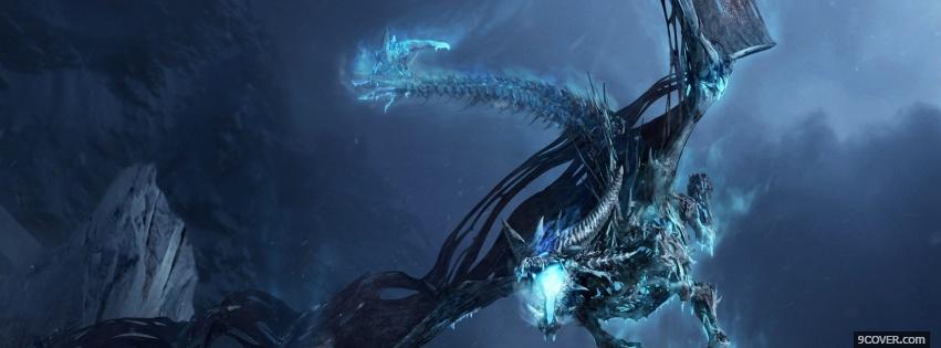 Photo World Of Warcraft Dragon Facebook Cover for Free