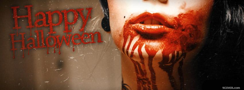 Photo Happy Halloween Facebook Cover for Free
