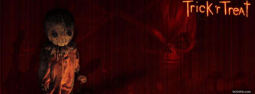 Photo Trick Or Treat Halloween  Facebook Cover for Free