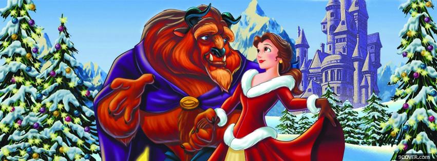 Photo Beauty And The Beast Facebook Cover for Free