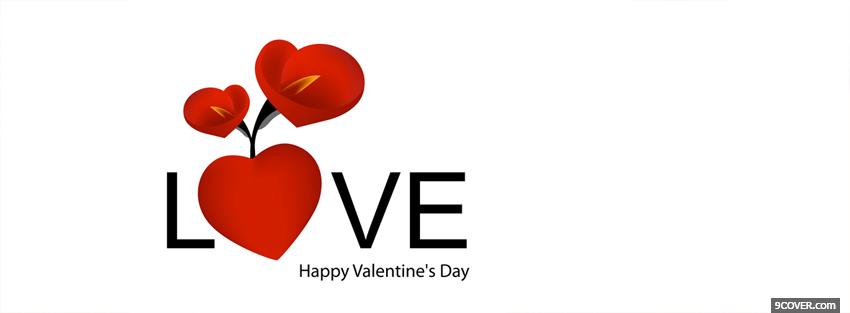 Photo Love And Valentines Day  Facebook Cover for Free