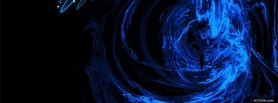 electric blue lines abstract facebook cover