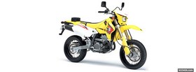 dr z400sm yellow moto facebook cover