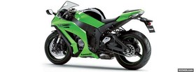 ninja kawasaki green moto facebook cover
