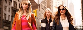 fashion women wearing dkny facebook cover