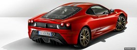 ferrari f430 red car facebook cover