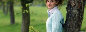emma watson with trees facebook cover