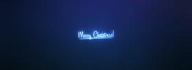 merry christmas neon tree facebook cover