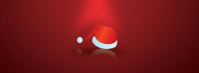 festive christmas hat facebook cover