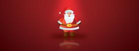 lovely santa claus facebook cover