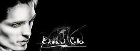 black and white edward cullen facebook cover
