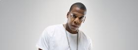 jay z with white shirt facebook cover