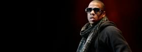 rapper jay z with scarf facebook cover