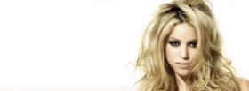 shakira with messy hair facebook cover