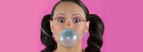 natasha mosley with bubble gum facebook cover