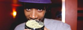 wiz khalifa with weed facebook cover