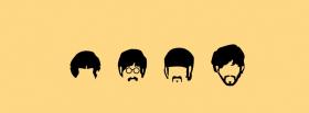 drawed beatles music facebook cover