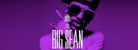purple big sean smoking facebook cover
