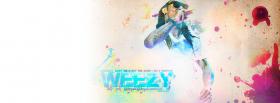 weezy rapping music facebook cover