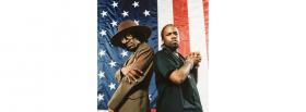 andre 3000 with american flag facebook cover