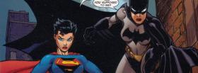 batwoman and superwoman cartoons facebook cover