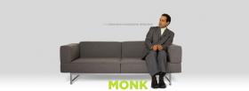 tv shows monk on grey couch facebook cover