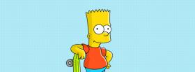 bart with skateboard tv shows facebook cover