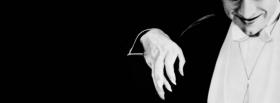 black and white dracula facebook cover