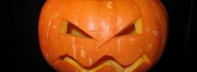 orange pumpkin halloween facebook cover