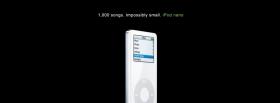 technology side view of ipod nano facebook cover