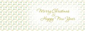 Merry Christmas Happy New Year facebook cover
