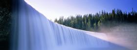 stunning waterfalls nature facebook cover