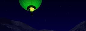 parachute at night nature facebook cover
