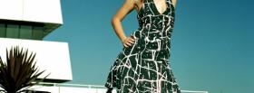 fashion women wearing dkny facebook cover