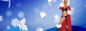 colorful christmas ornaments facebook cover