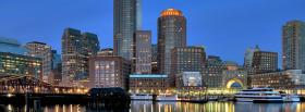 boston skyline city facebook cover
