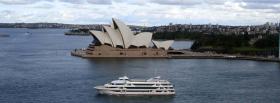 opera house and boat sydney facebook cover