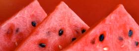 yummy watermelons food facebook cover