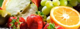 delicious fruits food facebook cover