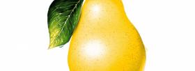 yellow pear food facebook cover