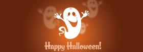 drawed spooky pumpkins facebook cover
