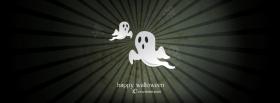 booo halloween ghost facebook cover