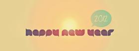 simple new year holiday facebook cover