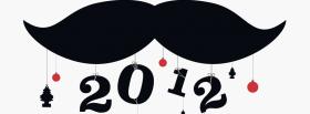 moustache 2012 holiday facebook cover