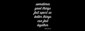 good things fall apart quotes facebook cover